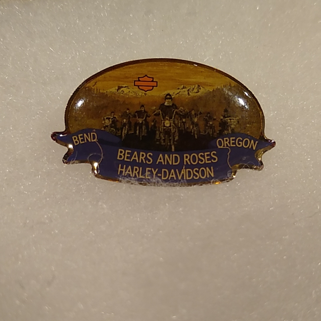 Vintage Bears And Roses Harley-Davidson 24$